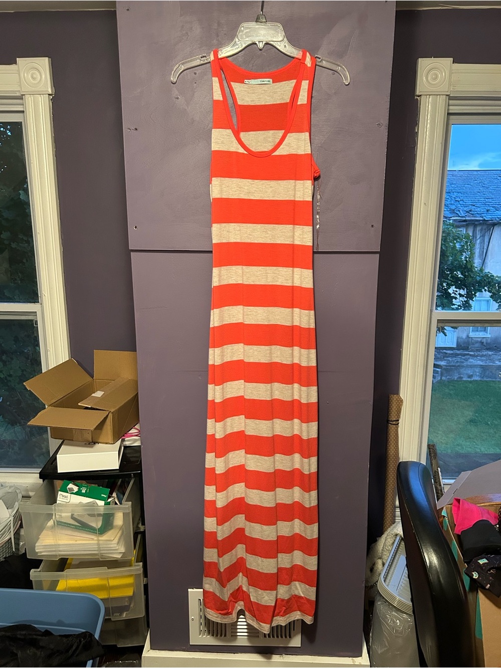 Maurices  striped maxi dress in a M